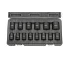 Power socket sets for impact power wrenches