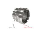 Thread screw-in nozzle (dairy thread), DIN 11851