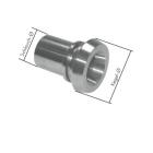 Liner hose fitting (dairy thread) with safety collar, DIN 11851 