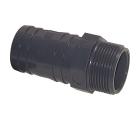 Threaded nozzle PVC-U (only for plastic thread), PN 10
