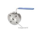 Stainless steel, compact, flanged ball valves with full throughway, PN 16/40