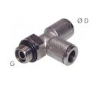 LE-threaded push-in fittings with cylindrical thread (positionable)