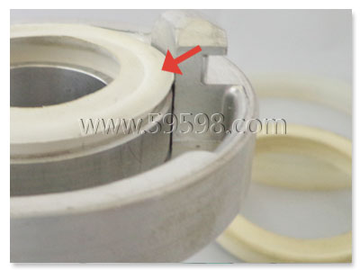 消防接头配套垫片；白色消防垫片