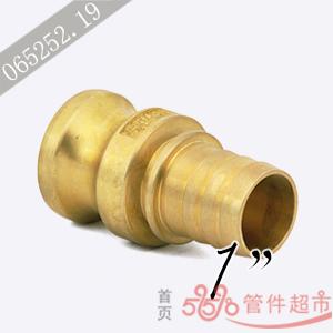 ENC-100 黄铜 卡木带齿管尾接头 1 