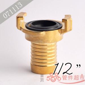 格卡 黄铜管尾接头 1/2 