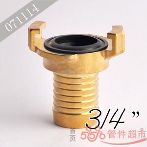 格卡 黄铜管尾接头 3/4 