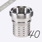 百灵食品外螺管接头 40