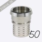 百灵卫生级带齿管接头 50
