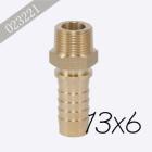 贝卡外螺宝塔接头 13x6
