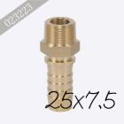 贝卡外螺宝塔接头 25x7.5