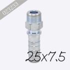 贝卡外螺宝塔接头 25x7.5