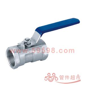 不锈钢单片式球阀 3/4 