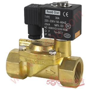 黄铜气液通用电磁阀 1/2 