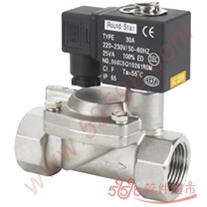 不锈钢气液通用电磁阀 1/2 