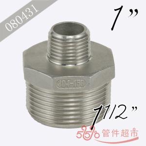 不锈钢双外螺 1 1/2 