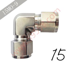 卡套式90度弯头 15 mm