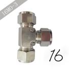 卡套三通接头 16 mm