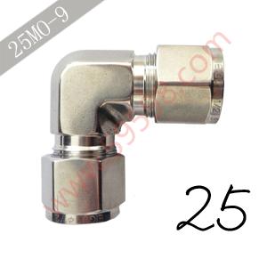 卡套式90度弯头 25 mm