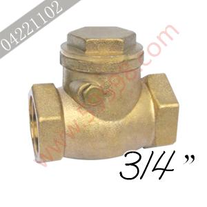 黄铜旋启式止回阀 3/4 