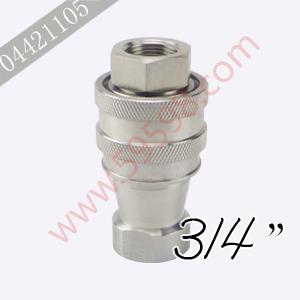 不锈钢液压快速接头 3/4 